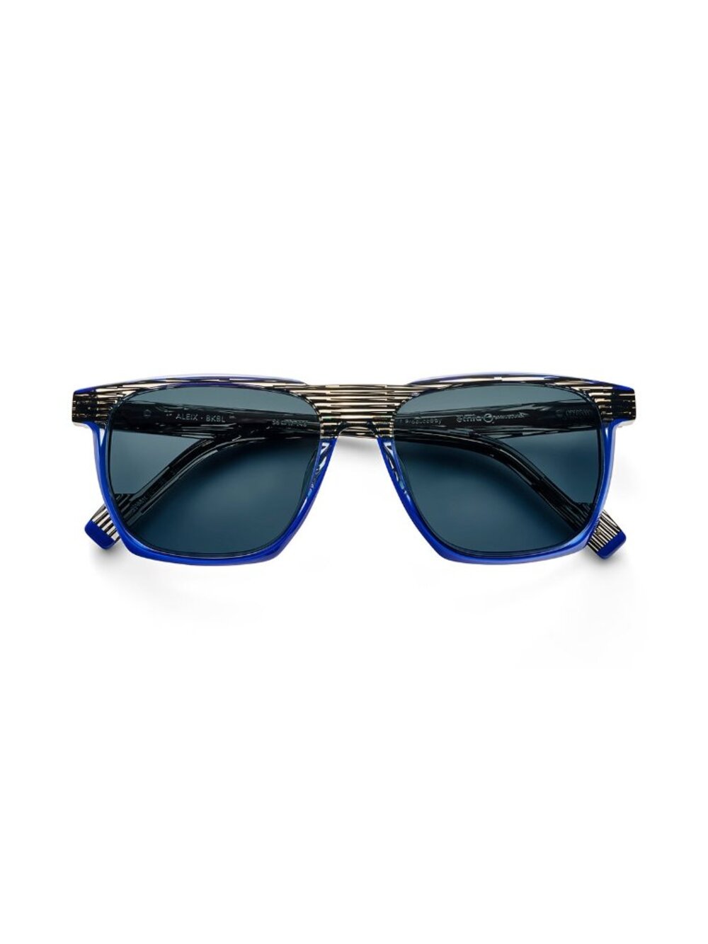 New Etnia Barcelona Men's Sunglasses Black Acetate Frame ALEIX BKBL 56